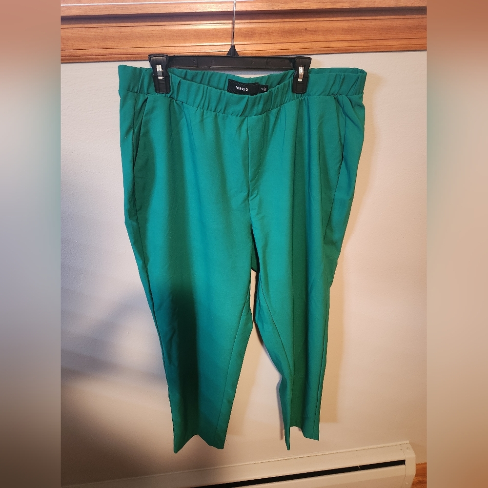 Torrid Vibrant Green Pants